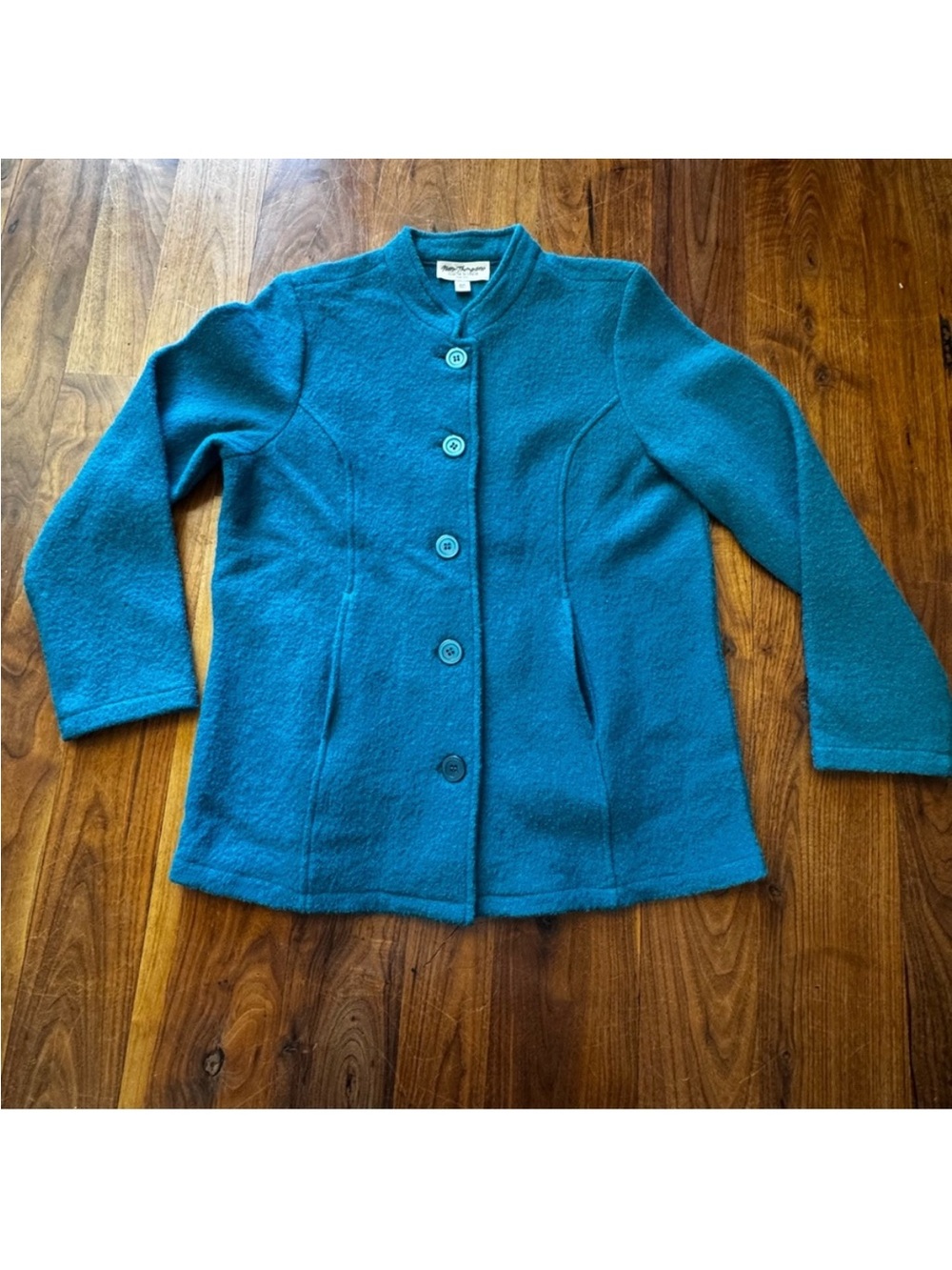 Norm Thompson 100% Wool Button Jacket